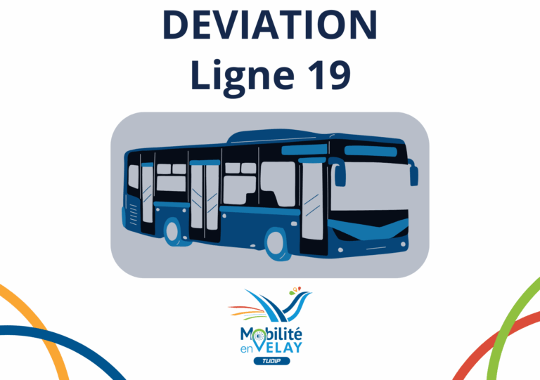 Ligne 19 Déviation Lundi 27 Octobre de 13h à 17h