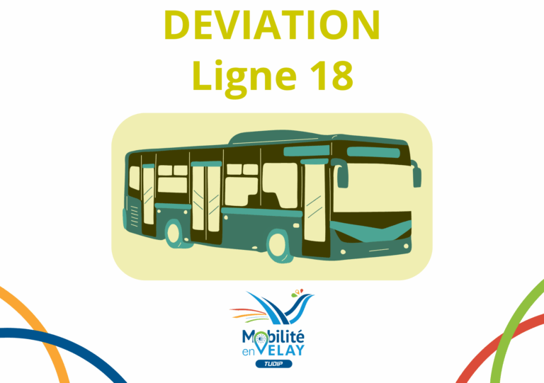 Déviation Ligne 18 Lundi 13 octobre / Mercredi 15 Octobre / Lundi 20 Octobre