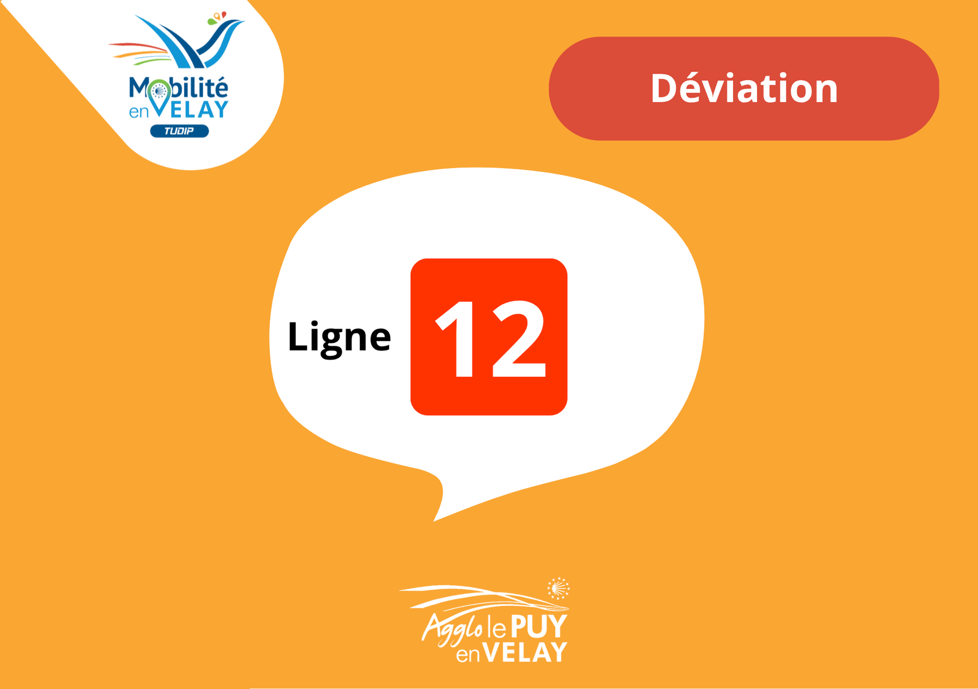 Déviation ligne 12 Le 18/11 et 19/11