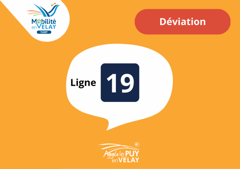 Déviation Ligne 19