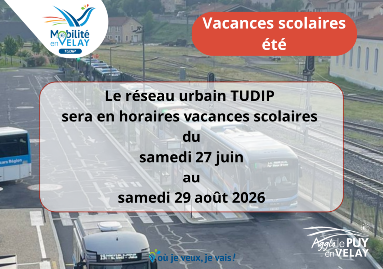 TUDIP: Vacances scolaires été.